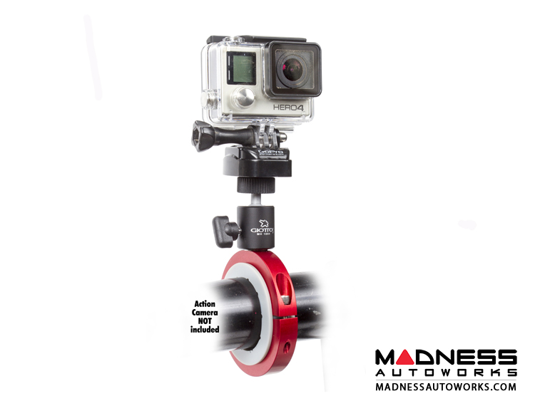 Jeep Wrangler JL Pro Mount Action Camera Mount - Red